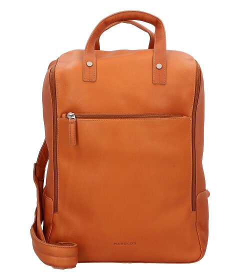Harold's Campo Business backpack Genuine Leather 45 cm Laptop compartment