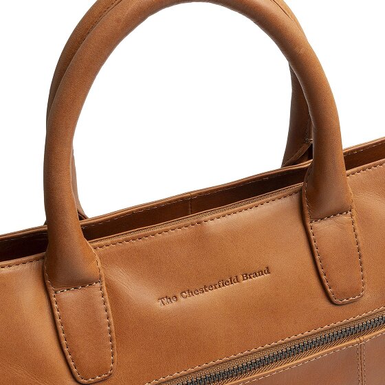 The Chesterfield Brand Westbrook Shoulder Bag Genuine Leather 34 cm Laptop compartment