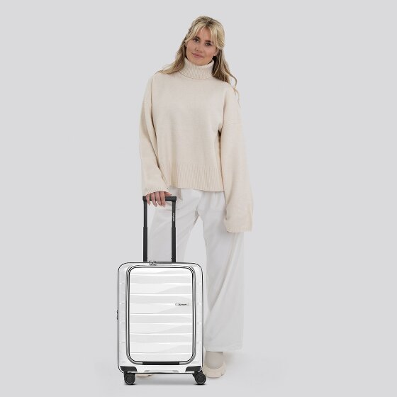 Bergpfeil Travel 4 wheels Cabin trolley 55 cm Laptop compartment with expansion pleat