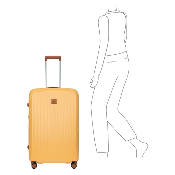 Bric's Taormina 4 wheels Trolley 75 cm with expansion pleat