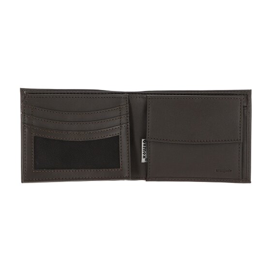 oxmox Leather Wallet RFID protection Genuine Leather 10 cm