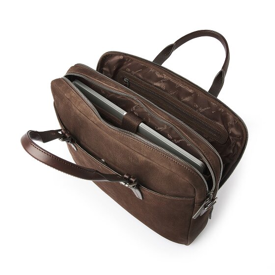 Castelijn & Beerens Nubuck Briefcase Genuine Leather 41 cm Laptop compartment