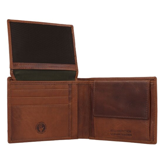 Greenburry Newport Wallet RFID protection Leather 12 cm