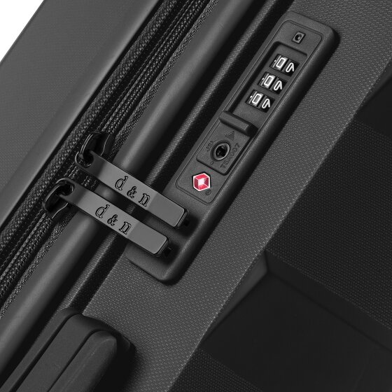 d&n South Dakota 4 wheels Cabin trolley S 55 cm with expansion pleat d&n South Dakota 4 wheels Cabin trolley S 55 cm with expansion pleat