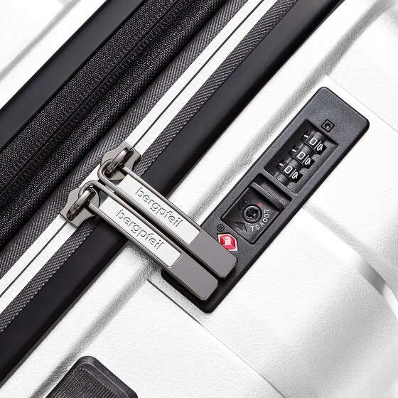 Bergpfeil Travel 4-wheel suitcase set, 3-piece, with stretch fold