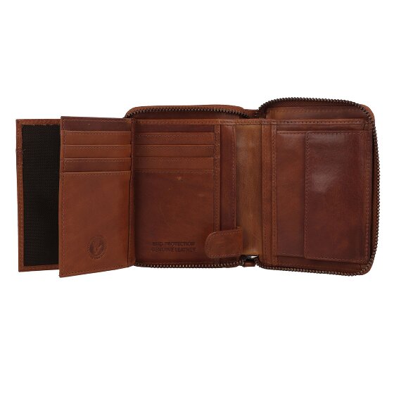 Greenburry Newport Wallet RFID protection Leather 13 cm