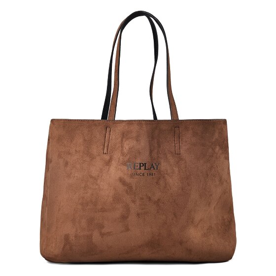 Replay Shopper Bag Genuine Leather 36 cm