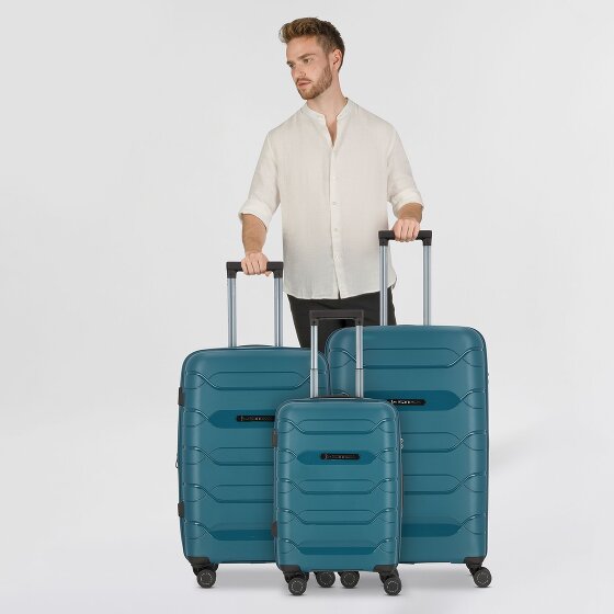 Polestream Strz by Asteroid 4 wheels Suitcase set 3-piece with expansion pleat