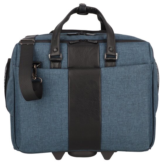 Dermata 2 wheels Business trolley 44 cm Laptop compartment