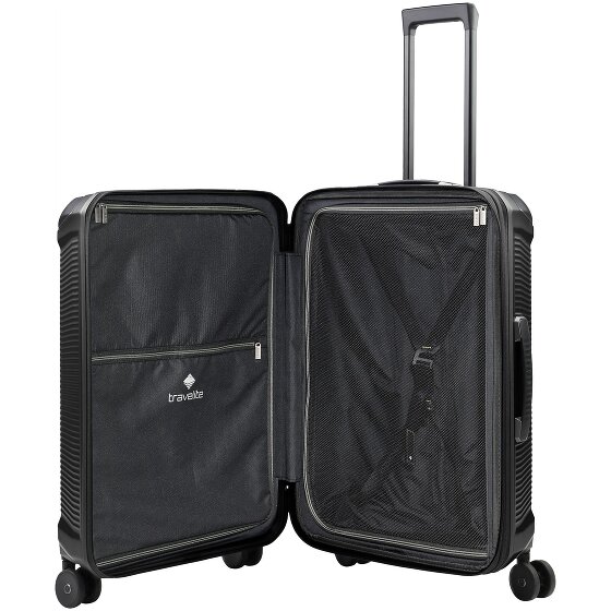 Travelite Millennium 4 wheels Suitcase set 3-piece with expansion pleat