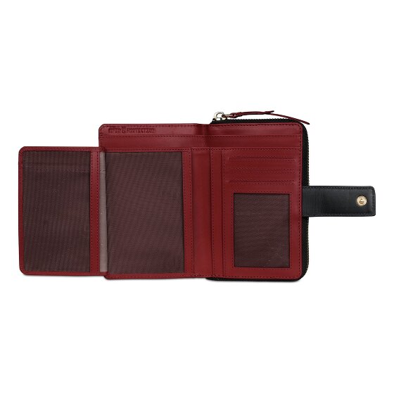 Bugatti Viola Wallet RFID protection Leather 14 cm