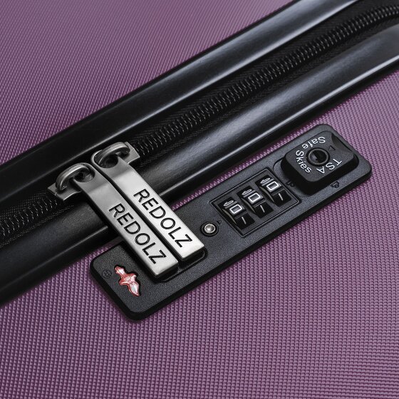 Redolz Essentials 08 3-SET 4 wheels Suitcase set 3-piece