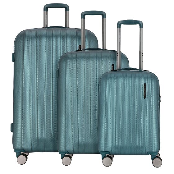Polestream Moonrock 4 wheels Suitcase set 3-piece with expansion pleat