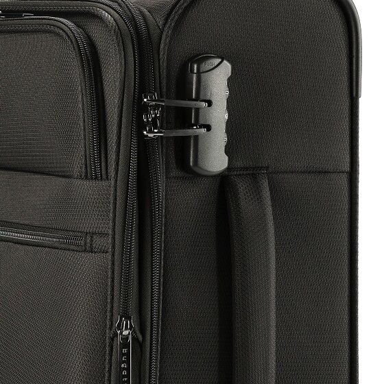 Bugatti Valencia Soft 4 wheels Cabin trolley S 55 cm with expansion pleat