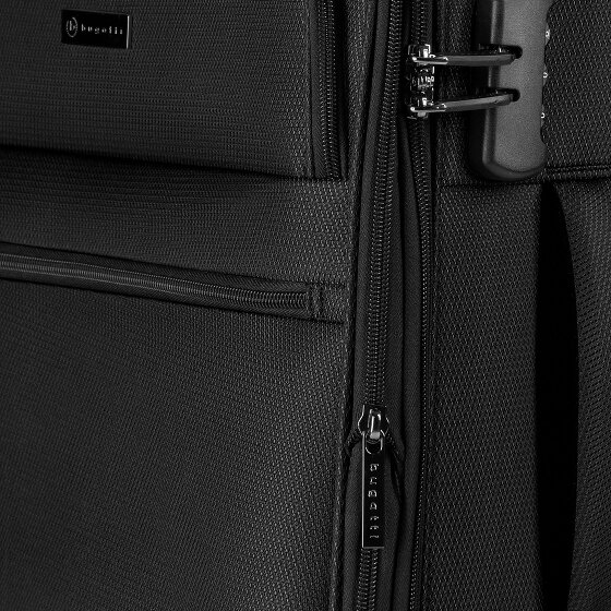 Bugatti Valencia Soft 4 wheels Cabin trolley S 55 cm with expansion pleat