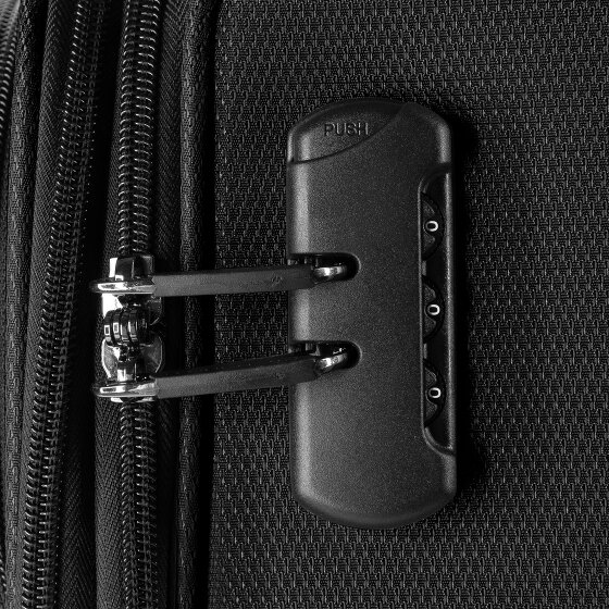 Bugatti Valencia Soft 4 wheels Suitcase set 3-piece with expansion pleat