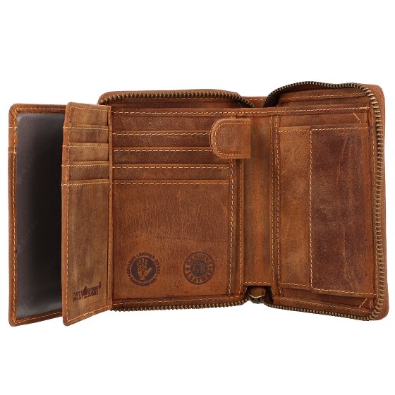 Greenburry Vintage Wallet Genuine Leather 12.5 cm