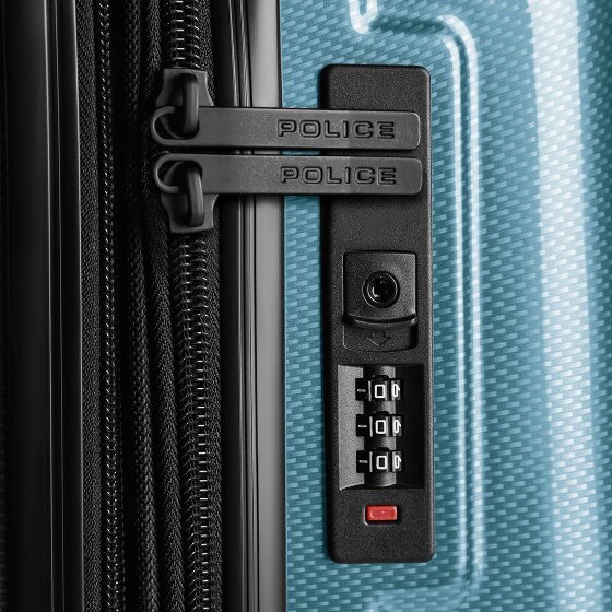 Police New York 4 wheels Suitcase set 3-piece Expandable