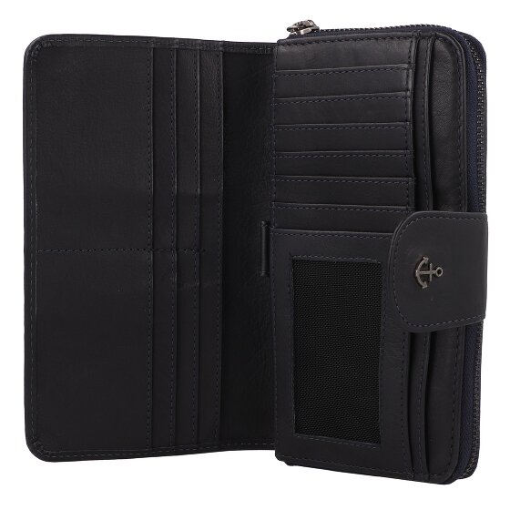 Harbour 2nd Anchor Love Felina Wallet RFID protection Leather 19 cm