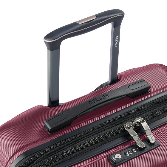 Delsey Paris Meteor 4 wheels Suitcase set 3-piece with expansion pleat