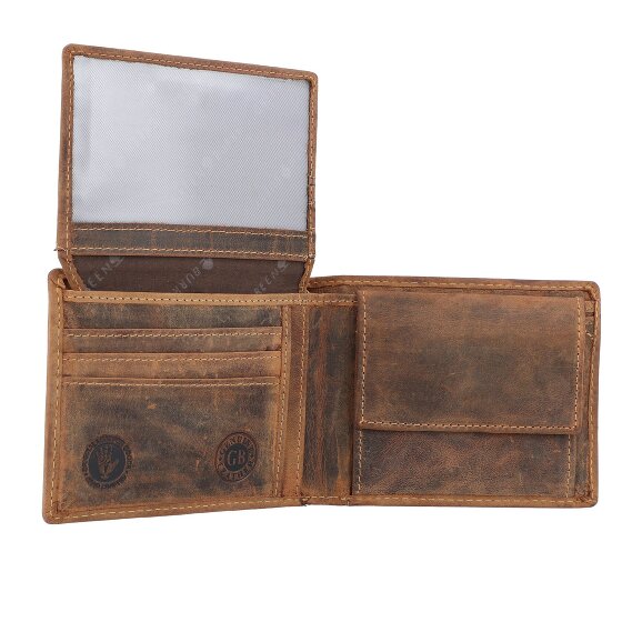 Greenburry Vintage wallet RFID leather 12 cm