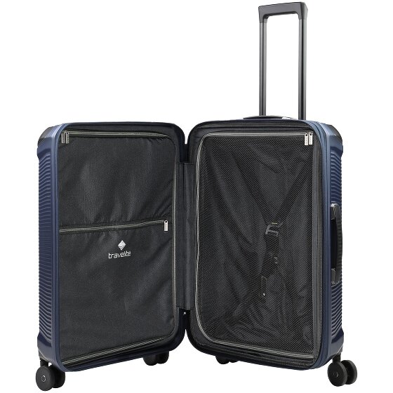 Travelite Millennium 4 wheels Suitcase set 3-piece with expansion pleat