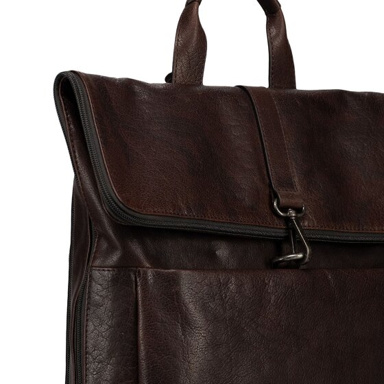 Jost Glasgow Daypack RFID protection Genuine Leather 42 cm Laptop compartment
