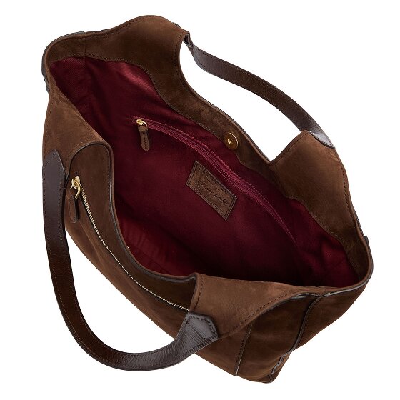 The Bridge Luce Soft Shoulder Bag Genuine Leather 37 cm
