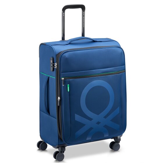 Delsey Paris x United Colors of Benetton Color Bock 4-wheeled trolley 67 cm with expansion fold