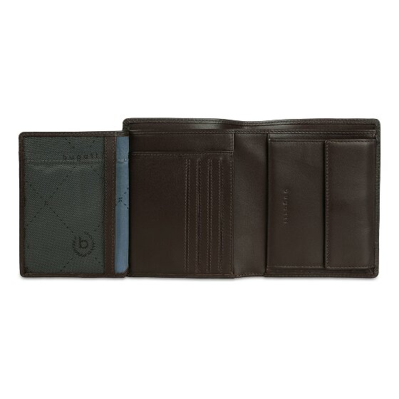 Bugatti Due Wallet RFID protection Genuine Leather 10 cm
