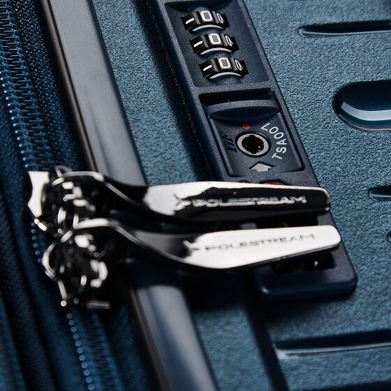 Polestream Paris 4 wheels Cabin trolley 55 cm with expansion pleat