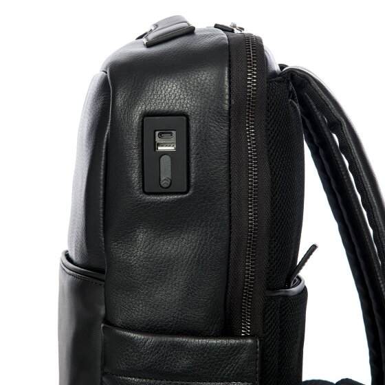 Bric's Torino backpack leather 37 cm laptop compartment