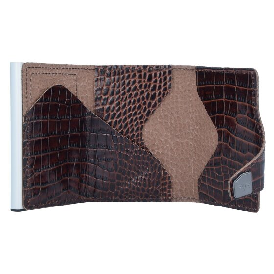 Tru Virtu Click & Slide credit card case wallet RFID leather 6.5 cm