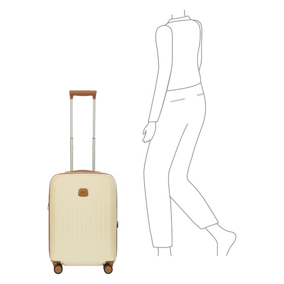 Bric's Taormina 4 wheels Trolley S 57 cm with expansion pleat