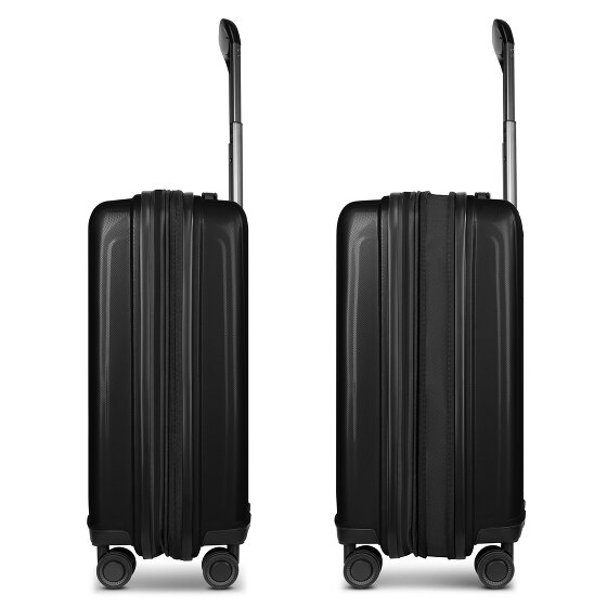 Redolz Essentials 14 suitcase set 2 pcs. cabin trolley with stretch fold & beauty case