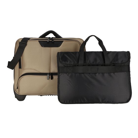 Dermata 2 wheels Business trolley 41 cm Laptop compartment