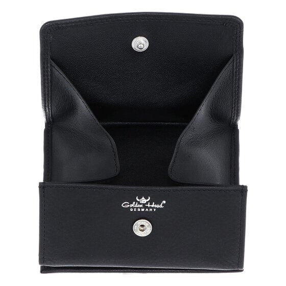 Golden Head Polo Wallet RFID protection Genuine Leather 10 cm