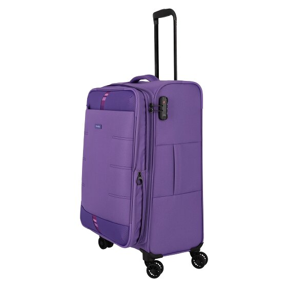 Travelite Rügen 4 wheels Suitcase set 3-piece with expansion pleat