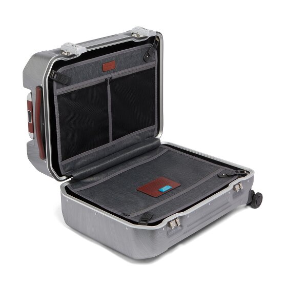 Piquadro PQLM 4-wheel Cabin suitcase, 55 cm, with Laptop Compartment