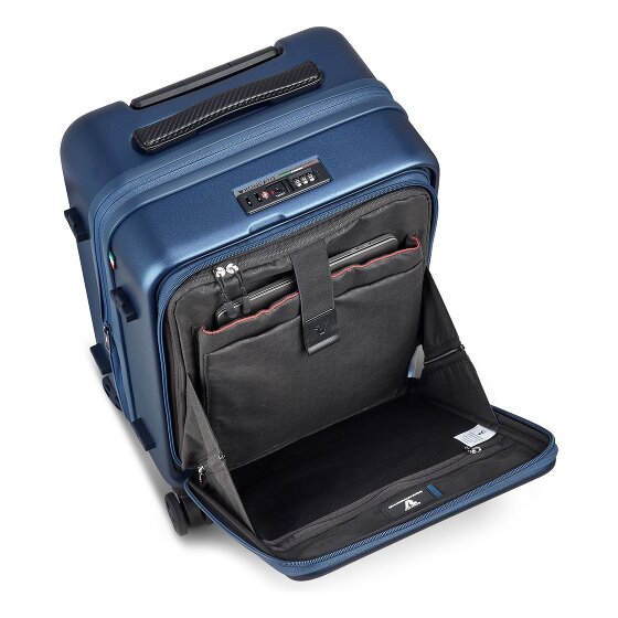 Roncato Florence 4-wheeled cabin trolley 55 cm with expansion fold laptop compartment