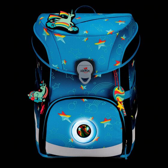 DerDieDas ErgoFlex Easy LED School bag set 5-piece