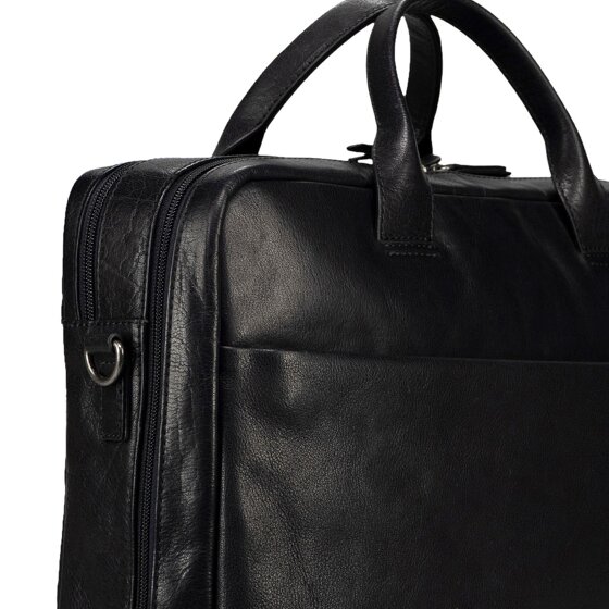 Jost Glasgow Briefcase Genuine Leather 40 cm Laptop compartment