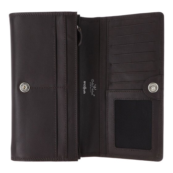 Golden Head Polo Wallet RFID protection Genuine Leather 19 cm