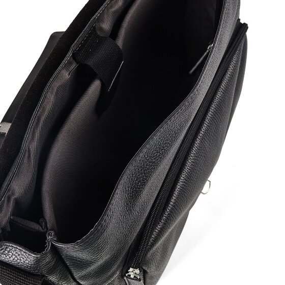 Strellson Kennington Messenger Genuine Leather 38 cm Laptop compartment