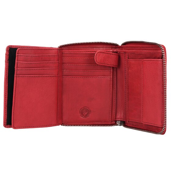 Greenburry Vintage Washed wallet leather 10 cm