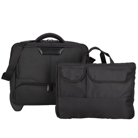 Dermata 2 wheels Business trolley 44 cm Laptop compartment
