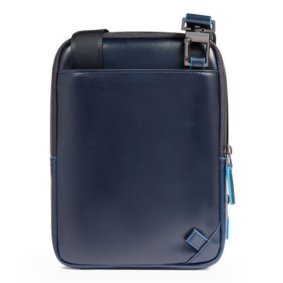 Piquadro Blue Square Mini Bag Shoulder Bag Leather 17 cm