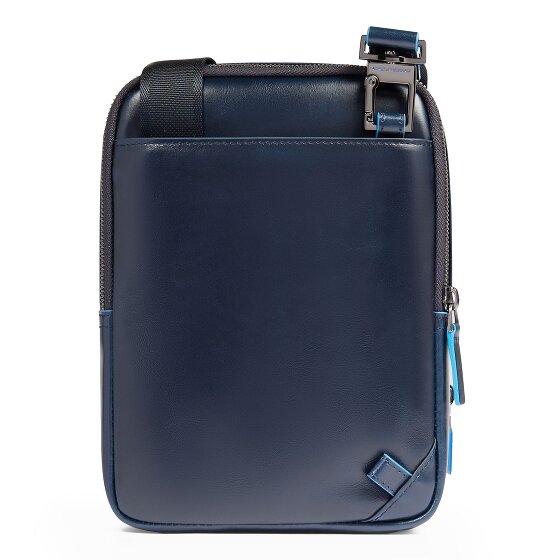 Piquadro Blue Square Mini Bag Shoulder Bag Leather 17 cm