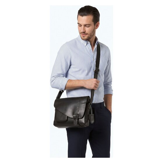 aunts & uncles Heritage Messenger Genuine Leather 33 cm