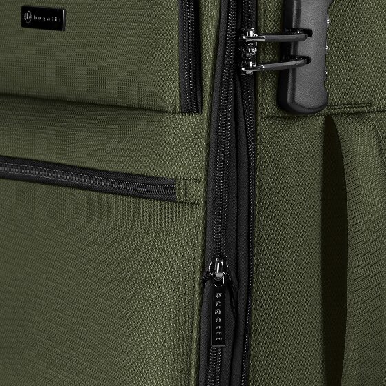 Bugatti Valencia Soft 4 wheels Cabin trolley S 55 cm with expansion pleat